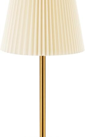 Cordless Rechargeable Table Lamp 3-Color Dimmable Touch Control, 3000mAh Battery Operated Portable Light Beige Fabric Shade for Bedroom, Living Room, Office, Nursery, Bathroom ( Antique Brass, Gift )