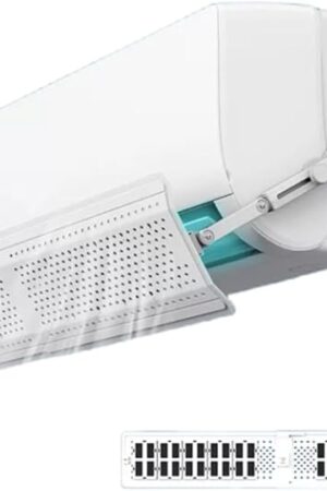 Adjustable AC Air Flow Deflector, Air Conditioner Deflector, Mini Split Vent Deflector, Anti-Direct Blowing Shield for Wall-Mounted Air Conditioners