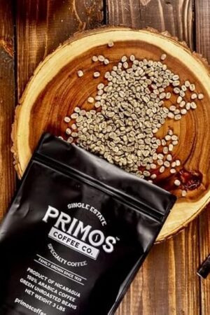 3 Lb, Single Origin Unroasted Green Coffee Beans, Specialty Grade From Single Nicaraguan Estate, Direct Trade (Caturra Varietal)