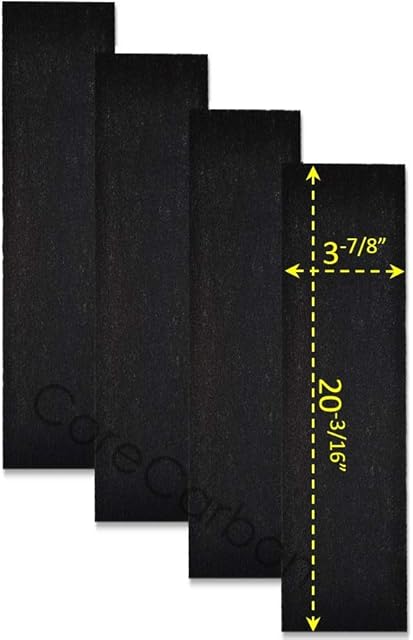 4-Pack Pre-Filter Designed to Fit Honeywell Quiet Clean Air Purifier - Models HFD070, HFD120, HFD-120, HFD-120-Q, HFD123, HFD-123-HD, HD123, HFD140, HFD140BWM, HFD230, HFD230B, & MORE