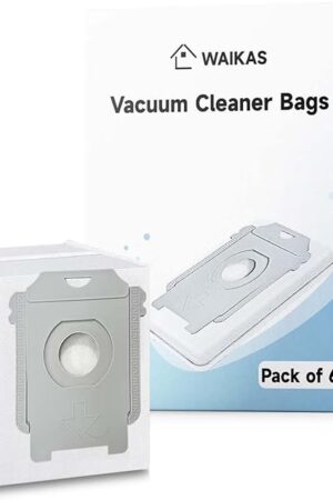 6 Pack Vacuum Bags for iRobot Roomba j9+, j7+, i7+, i6+, j5+, i5+, j6+, i3+, i4+, i8+, s9+, and Other i/s/j Series Clean Base Automatic Dirt Disposal Bags Replacement Parts