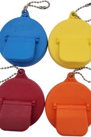 Can Cover - Best Can Cover For Standard Size Soda/Beer/Energy Drink Cans - Made In The USA - BPA-PCB Free - 4 pack (Assorted Color - Keychain)