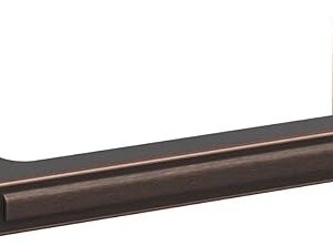 Amerock BH36021ORB | Oil Rubbed Bronze Pivoting Double Post Toilet Paper Holder | 8-13/16 in. (224 mm) Toilet Tissue Holder | Mulholland | Bath Tissue Holder | Bathroom Hardware | Bath Accessories