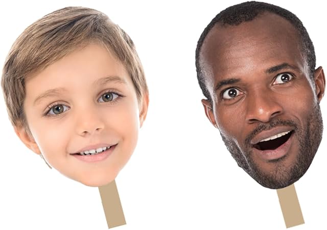 Big Head on a Stick, Custom face Cutout, Big Party, Fan Face, face Cut Out, Head Cutout