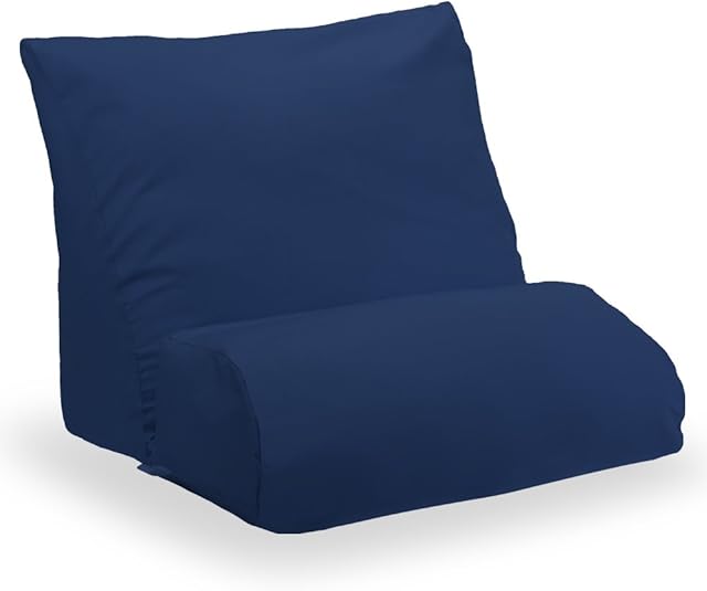 Contour Products 10-in-1 Flip Pillow Cover, Navy Blue