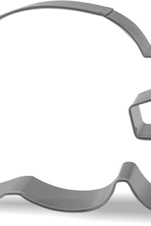 4 inch Football Helmet Cookie Cutter - Stainless Steel
