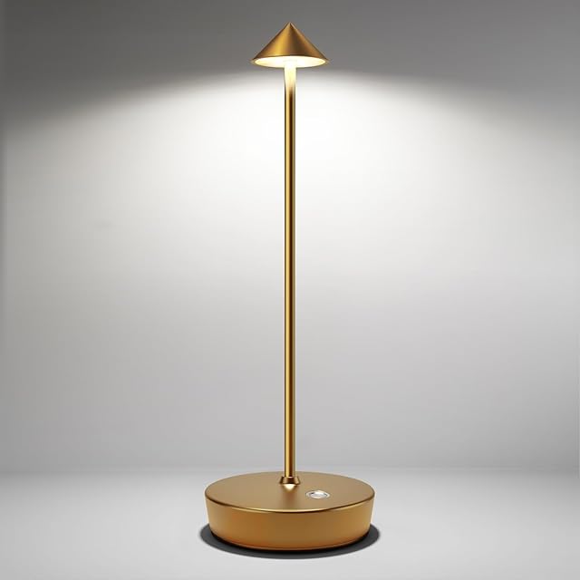 Cordless Table Lamps LED Desk Lamp Table Night Light Bronze