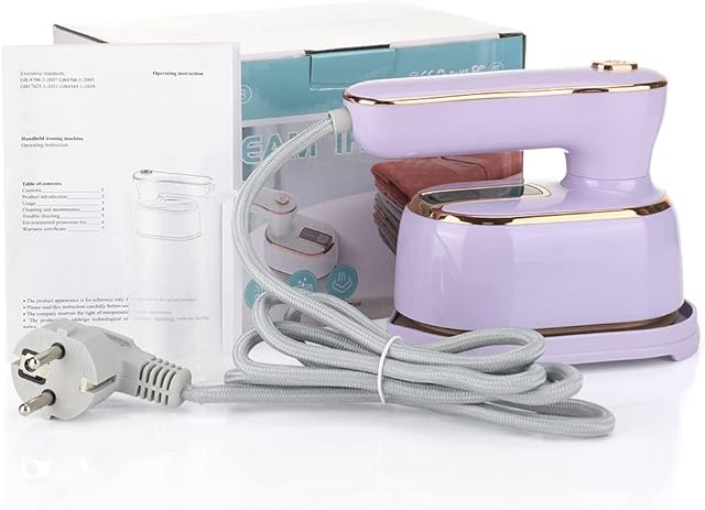 Professional Handheld Garment Ironing Machine Hot Steam Household Wet And Dry Double Small Electric Travel Iron Machine Folded Mini Steam Garment Steamer for Home Travel Business