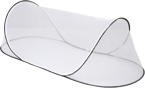 Mengersi Large Pop Up Mosquito Tent,Portable Foldable Mosquito Net for Camping Bug Net Travel Patio with Net Bottom for Adults Baby ﻿1PC