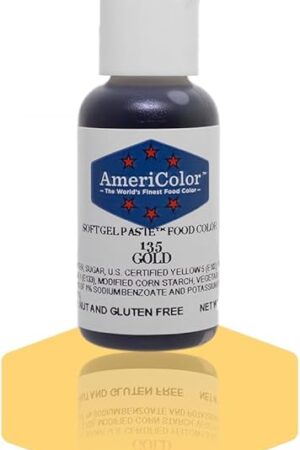 AmeriColor Soft Gel Paste - Gold Food Coloring, .75 Ounce
