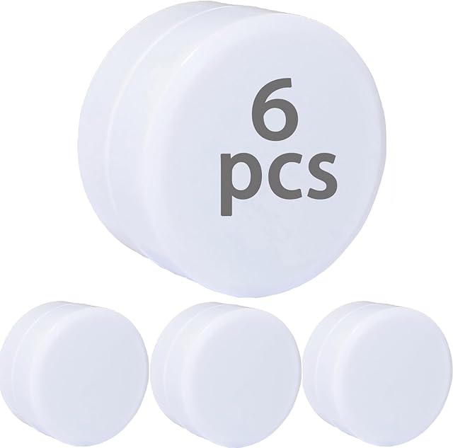 3 Sets Shower Curtain Weights Bottom, Magnetic Heavy Duty Weights Premium Shower Curtain Liner Clips Added Weight, Work for Drapery, Tablecloth, Stop Shower Curtain Blowing in, White