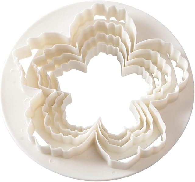 Bigger Peony Petals Flower Cutter, Set of 4pcs Gum Paste Flowers Cake Decorating Cutter Fondant Mold Sugar Tools