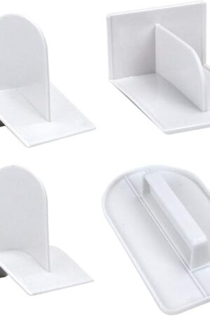 4pcs Fondant Icing Smoother Polisher for Cake Decoration Sugarcraft Scraper Paddle Tool