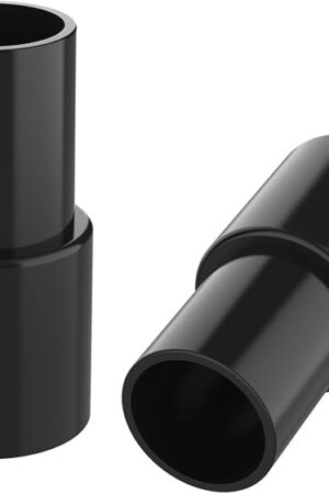2Pcs Universal Vacuum Hose Adapter, 1-3/8" to 1-1/4" Plastic Vacuum Hose Connector Reducer, 35mm to 32mm Reducer Attachments for Vacuum Cleaner and Dust Collection Accessories