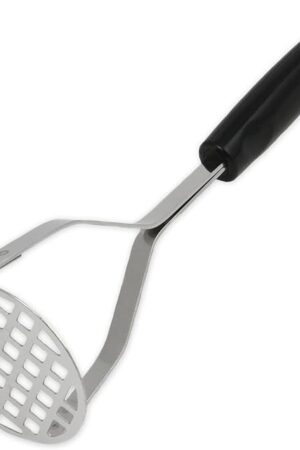 Chef Craft Select Sturdy Masher, 10.25 inch, Stainless Steel/Black