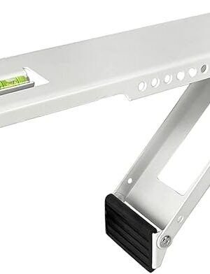 Window Air Conditioner Mounting Support Bracket, Universal AC Unit Window Stand Mount Brackets Support Up to 85 lbs Designed for 5,000 to 10,000 BTU A/C Units