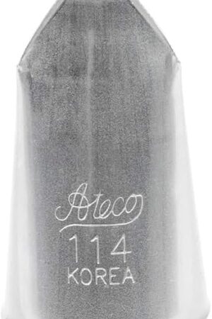 Ateco #114 Leaf Large Decorating Tip, Stainless Steel