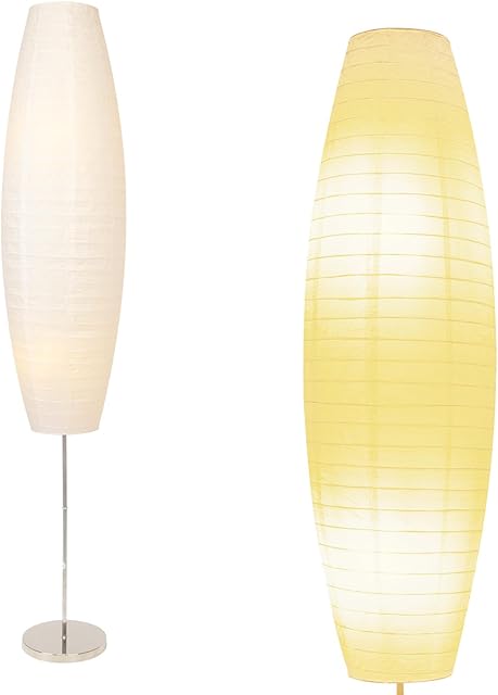 Paper Floor Lamp Beige