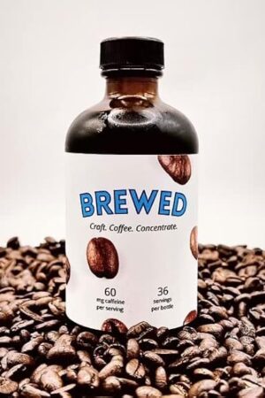 Brewed Coffee Concentrate, Cold Brew, Iced Coffee, Arabica Coffee, Espresso, 30x Liquid Coffee Concentrate, Instant Coffee Alternative, 36 cups per Bottle, Espresso Shot, Caffeine Shot