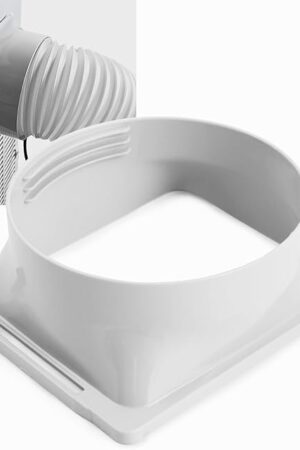 5.9 Inch Portable Air Conditioner Exhaust Hose Coupler, Square to Round Coupler, Window Adapter Mobile Air Conditioner Accessories– Not Universal, Check Compatibility(Square)
