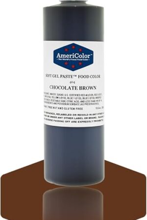 Americolor Soft Gel Paste Food Color, 13.5-Ounce, Chocolate Brown