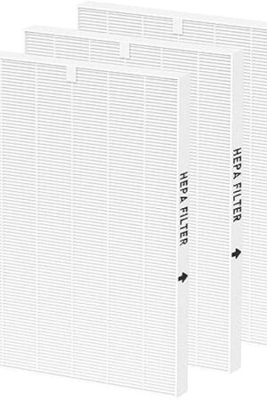 116130 True HEPA Replacement Filter H Compatible with Winix 5500-2 Air Cleaner Purifier and Models AM80, 3 Pack HEPA Filter only