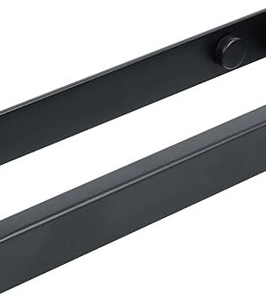 Alise Bath Towel Bar,Wall Mount Towel Holder Towel Rack Towel Hanger for Bathroom Lavatory,8 Inch SUS304 Stainless Steel Towel Rail,Matte Black GJF020-B