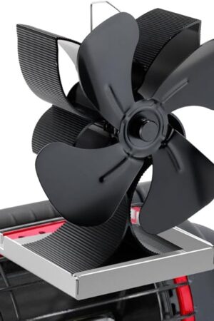 Wood Stove Fan Non Electric Included Bracket