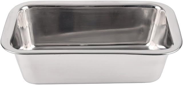 Lindy's Stainless Steel Loaf Pan for Baking Bread, Meatloaf, Cakes, Brownies, Casseroles, and More, Nontoxic & Dishwasher Safe