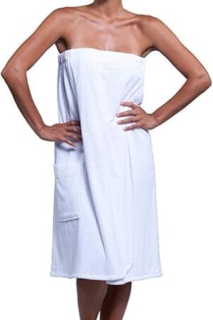 Boca Terry Womens Spa Wrap 100% Cotton Towel Wrap for Women Medium/Large