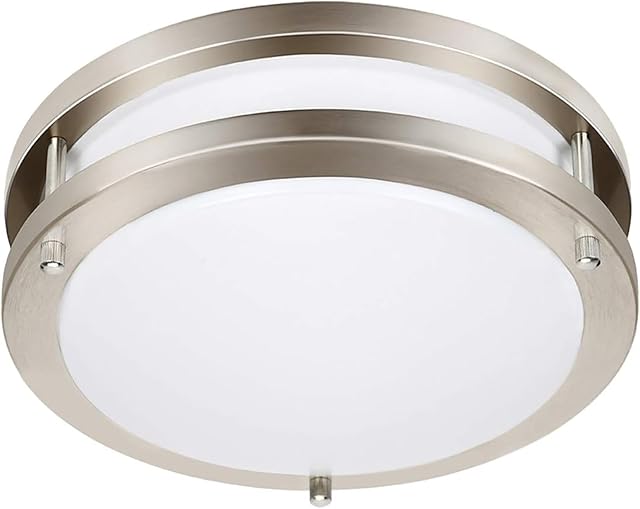 36W Dimmable LED Ceiling Light Fixture, 12 inch Flush Mount Light Fixture, Ceiling Lights for Bedroom, Kitchen, Bathroom, Super Bright 4000 Lumens, 400W Equivalent, 5000K Daylight White