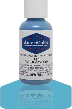 AmeriColor Soft Gel Paste Food Color, Wedgewood, 0.75 Ounce Bottle