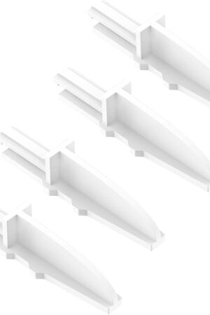 Box Fan Replacement Feet for Lasko 20" Box Fan - Upgraded Anti-Tip Foot Set (4-Pack, White) | Stronger Than Original, Stable Design Prevents Overturning