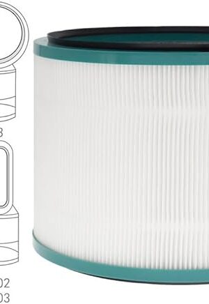 Air Purifier Filter Replacements for Dyson Pure Cool Link DP01 DP02, Pure Hot + Cool Link HP01 HP02 HP03, Part # 968125-03