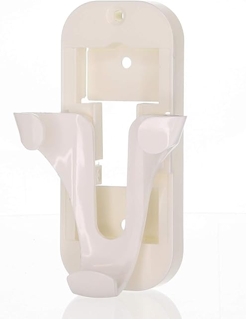 Anderic Wall Mount Bracket for Hunter 99122, 99123, RAN003, K047402 and Other Same Style Handheld Remote Control transmitters - 99122WM - White