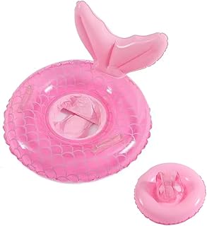 The New Baby Swimming Pool Floats for Toddler Kids 0-8 Years Under 44lb, Inflatable Swim Ring Water Raft with Seat for Summer Beach Outdoor Children Infant Bath Toys