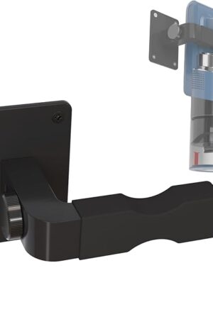 Adjustable Vacuum Wall Mount for Shark Vacuum Shark Cordless Vacuum Wall Mount Compatible for V7 V8 V10 V11 V12 V15 Shark IX141 IZ562H IZ682H IZ361H IZ462H IZ163H IZ363HT IZ483H (Black)