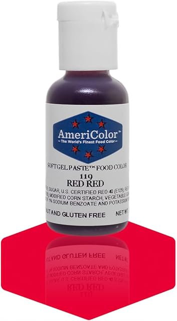 Americolor Soft Gel Paste Food Color, 0.75-Ounce, Red