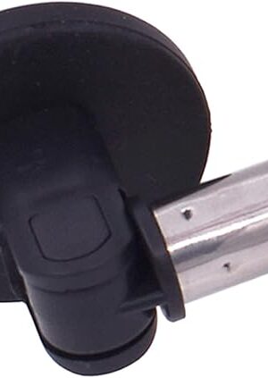 YYST Type B 16"-28" Magnetic Curtain Rods for Metal Doors Magnetic Rod Extends for Iron and Steel Place, Magnetic Cafe Curtain Rod- W Magnets (Black-1)