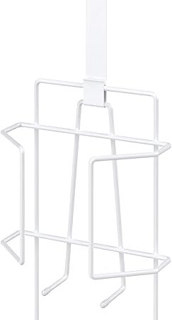 ClosetMaid Over The Door or Wall Mount Iron and Ironing Board Holder Hanger, White, 1216