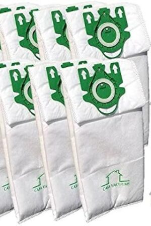 Casa Vacuums 10 PK Replacement for Miele U bags ULTRA PREMIUM 3D 10 Bags + 4 Filters; Fit Miele Type U1, S7, S7000-S7999 Series Upright Vacuums, Compare to Miele Part # 10123230