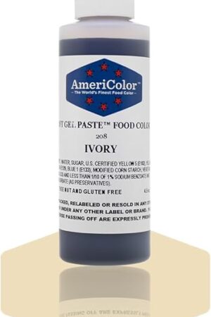 Americolor Soft Gel Paste Food Color, 4.5-Ounce, Ivory