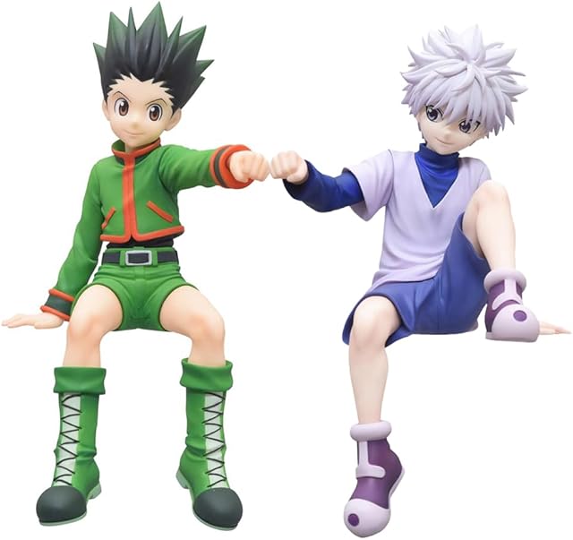 The Killua zaoldyeck Figures, Gon·Freecss Anime Figure Statues Anime Action Figurine Ornaments for Fans