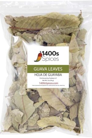 2oz Dried Guava Leaves, Hoja de Guayaba Seca by 1400s Spices