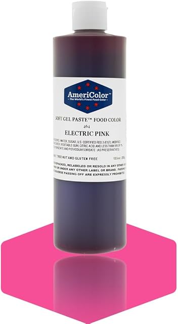 Americolor Food Color Electric Pink 13.5 Oz
