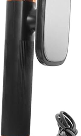 Compact Travel Steam Iron USB Powered Handheld Garment Steamer 180 Degree Rotation For Clothes Wrinkle Removal Home And Travel Use With Spray Bottle(black)