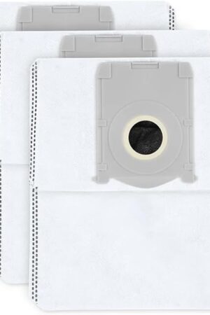 ECOVACS Dustbag 3 Pcs for DEEBOT X9 PRO OMNI/ X8 PRO OMNI /T80 OMNI/T50 OMNI/T50 PRO OMNI/T50 PRO MAX Robot Vacuum, White