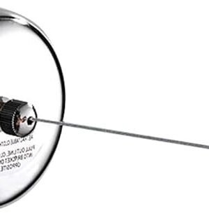 BESy Retractable Clothesline SUS304 Stainless Steel Clothes Dryer with Adjustable Stainless Steel Rope String Hotel Style Heavy Duty,9.2 Feets,Polished Chrome Finish, Round Style