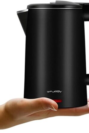 0.8L Electric Kettle Stainless Steel, 800 Watts Small Electric Kettle 27 Ounce Fast Boil Auto Shut-off, Portable Water Boiler for Small Kitchen, Business Trip and More