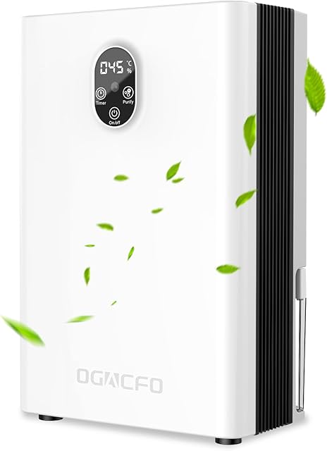 BUPPLEE 95OZ Dehumidifiers for Home, 1000 sq.ft Quiet Dehumidifier with Drain Hose, Reusable Filter, Sleep Mode, Auto Shut Off, Timer, Portable Dehumidifier for Bedroom Bathroom